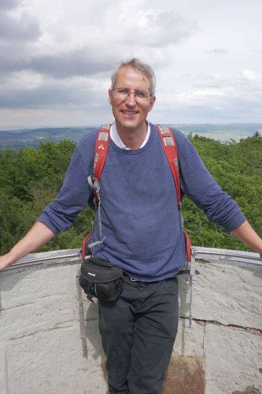 Tilman Gerstner beim wichtigsten Hobby: Wandern